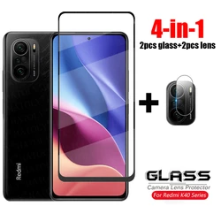 Glass on Poco F3 Full Cover Tempered Glass For Xiaomi Poco F3 F 3 HD Phone Screen Protector Phone Film For Xiaomi Poco F3 Glass