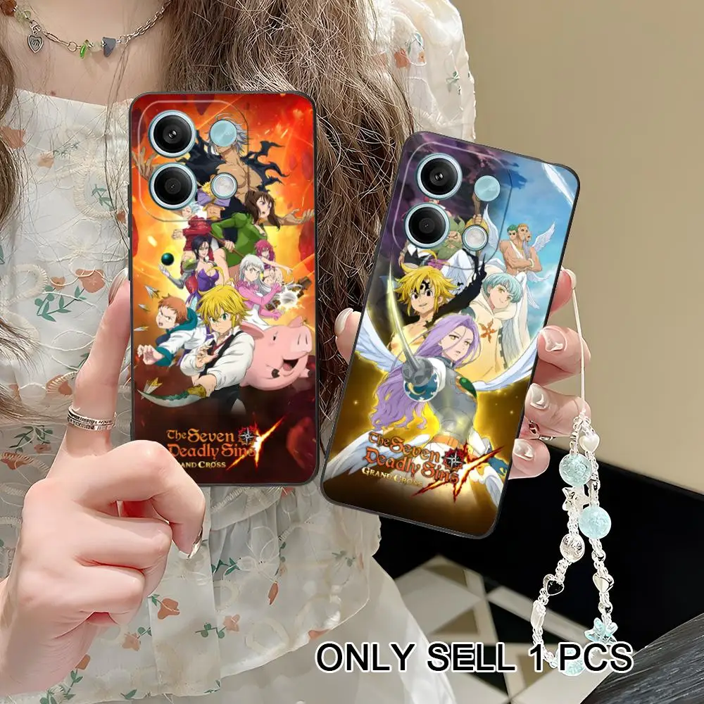 

Seven Deadly Sins Phone Case for POCO M7 M6 M5 M4 M3 X7 X6 X5 X4 X3 Pro GT 5G Soft TPU Shockproof Cover