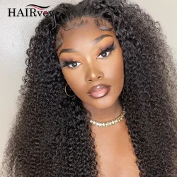 Transparent Water Wave Lace Front Human Hair Wig Brazilian Deep Wave Frontal Wig Kinky Curly Human Hair Wigs For Women Sale