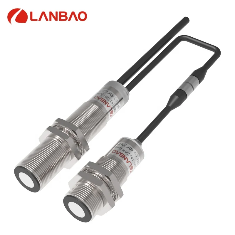 LANBAO 20-30VDC NPN NO/NC Sensing distance 40-500MM Ultrasonic Sensor