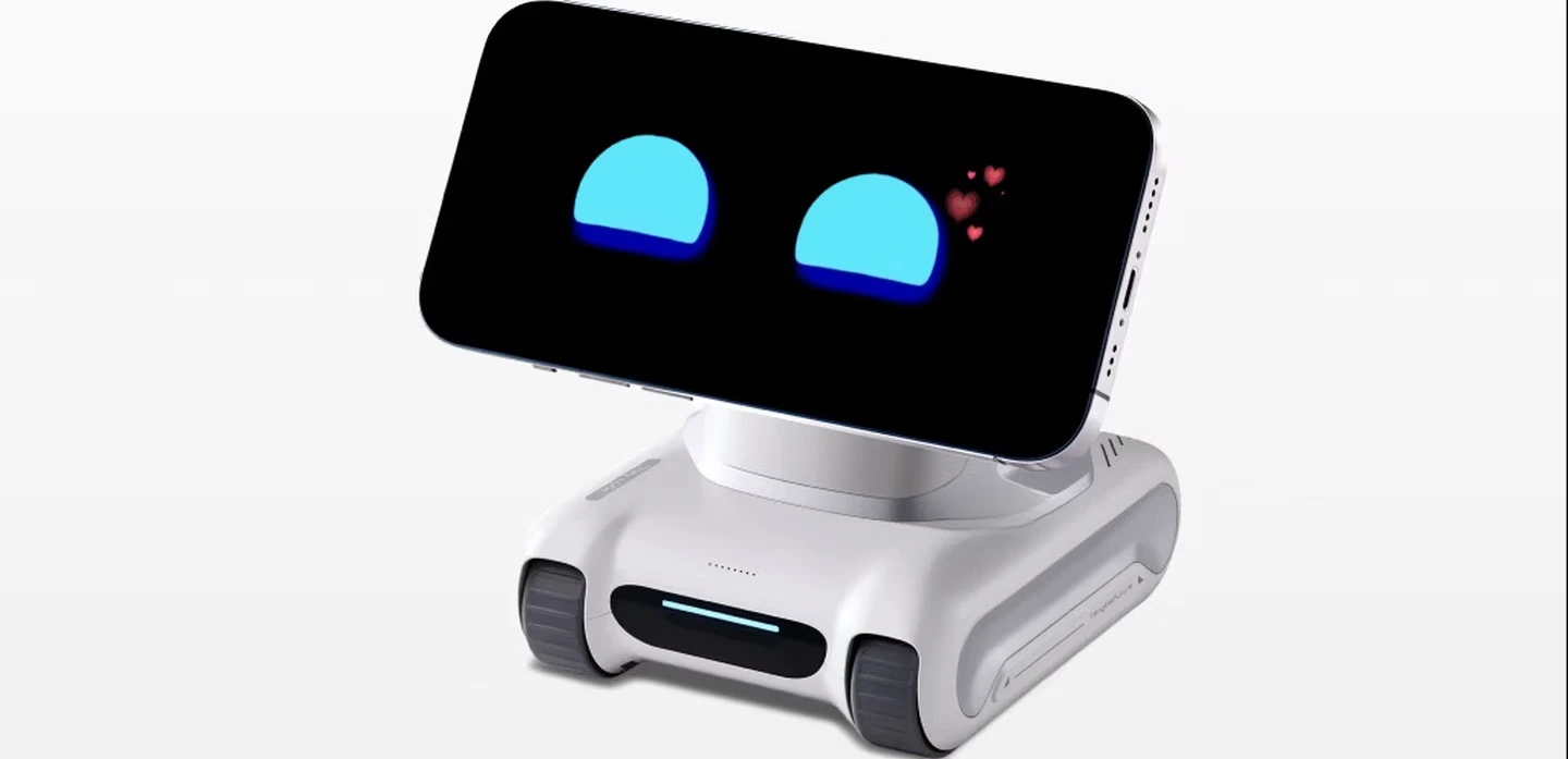 Mobile phone robot, multilingual voice conversation, visual recognition, wireless charging