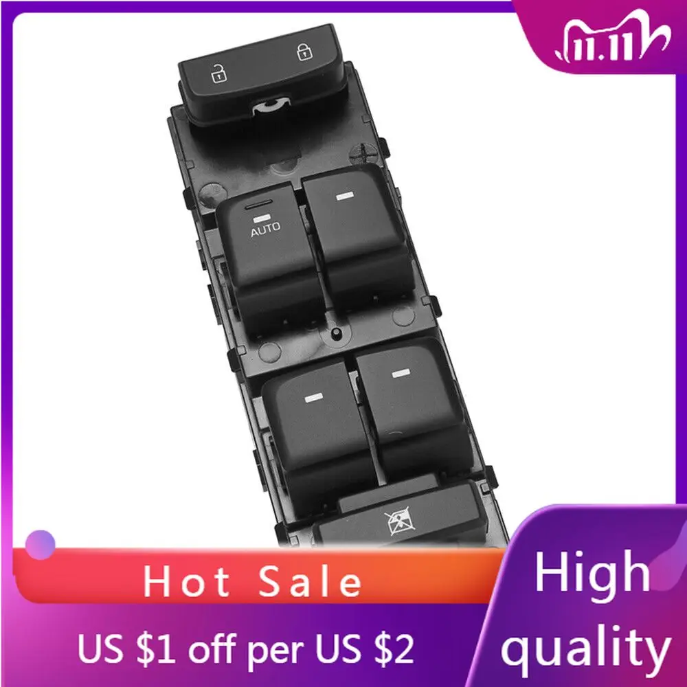 

Window Main Control Button Switch Power Window Switch Control Master Driver Side For Hyundai Sonata 2015 2016 2017 2018 2019