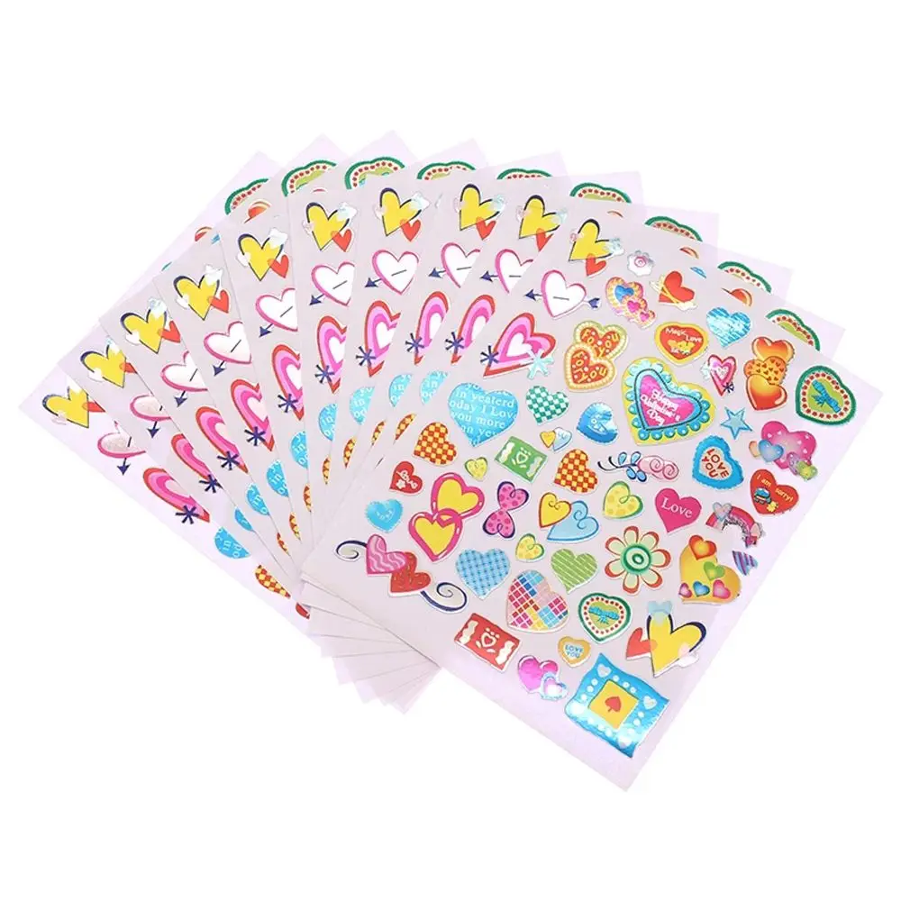 Paper Stick Label Love Five-Pointed Star Teacher Praise Stickers Children's Stickers Award Stickers Decorative Stickers