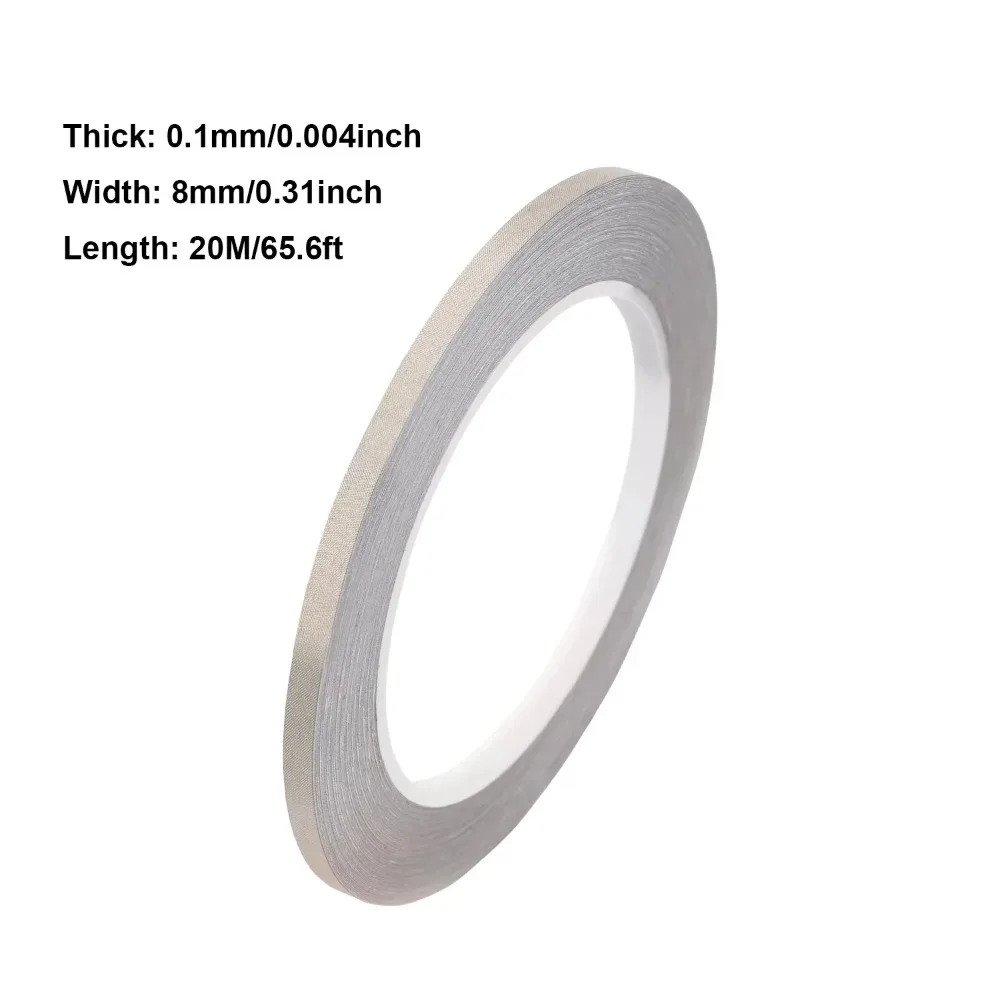 Conductive Fabric Conductive Fabric Tape Self Adhesive Double Conductive Conductive Cloth Tape Multiple Width EMI Shielding Tape