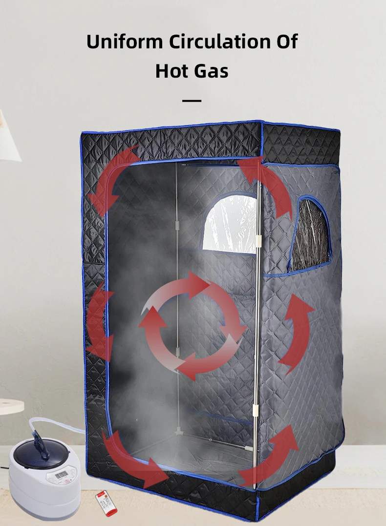 Home Use Portable Steam Sauna Tent Foldable Full-Body Sauna Wholesale Wet Spa Sauna Room