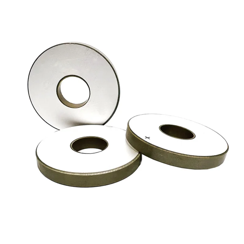 50x20x6 مللي متر حلقة سيراميك كهرضغطية لآلة لحام البلاستيك 15 كيلو هرتز 20 كيلو هرتز محول بالموجات فوق الصوتية