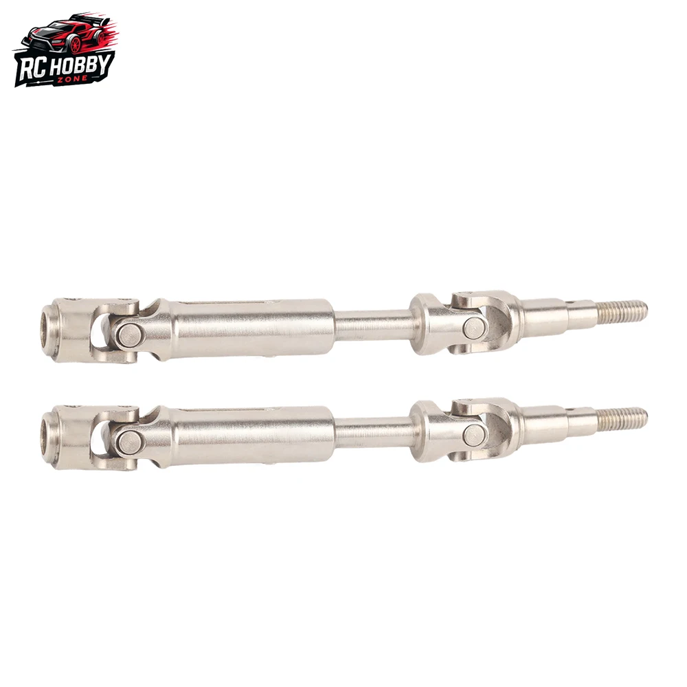 2PCS Metal Metal Drive Shaft Dog Bone CVD Driveshaft For 1/14 MJX Hyper Go 14210 14209 1/14 RC Car Upgrade Parts