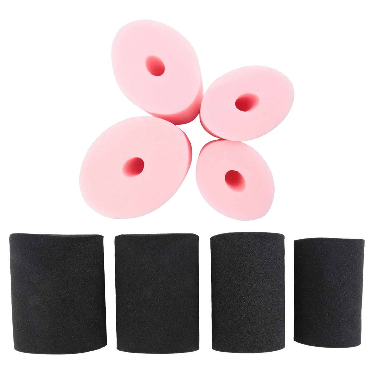 

A06K, 4 размера, 8 шт., вставки для стаканов из пенопласта для 1/2 дюйма, вставки для стаканов из ПВХ для труб диаметром от 10 до 40 унций, все стаканы