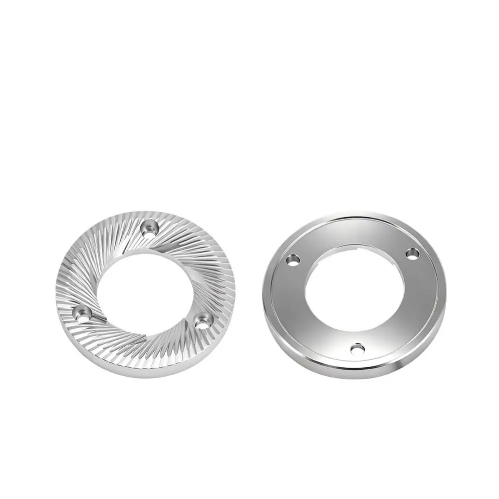 Stainless Steel 98mm Flat Burr Disc Replacement Coffee Grinder Part Professional Milling Tool For Espresso Maker