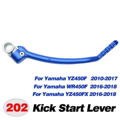 Рычаг/педаль кикстартера для мотоциклов Yamaha WR250F, WR450F, YZ250F, YZ450F, YZ250FX, YZ450FX, YZ125, универсальные запчаст...