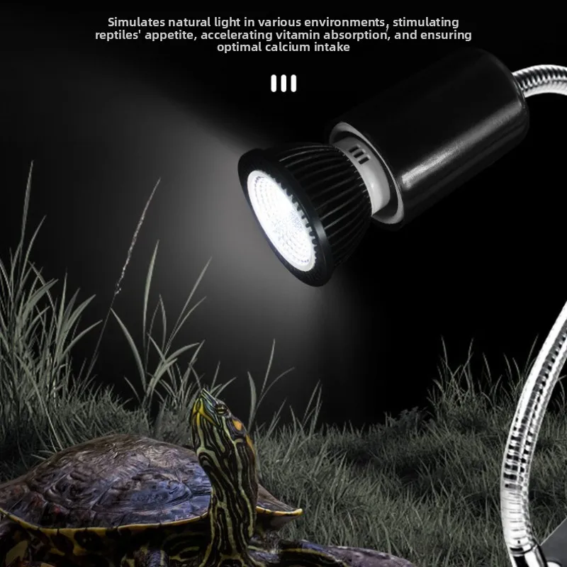 

NOMOY Reptile UVB Heat Lamp|Full Spectrum Basking Light for Turtle&Lizard|Terrarium Heating Bulb with UVA for Calcium and Warmth
