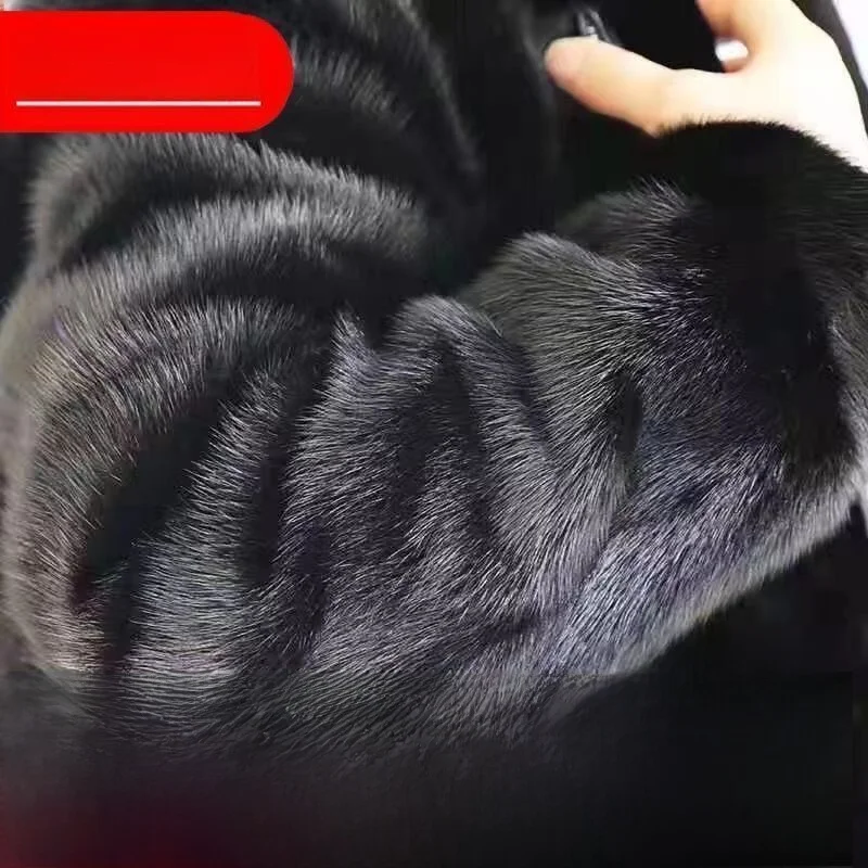 

Зимнее пальто Thiened Ha Ning, теплый мех из норки, элитная норковая бархатная одежда со скидкой, теплая верхняя одежда Thi