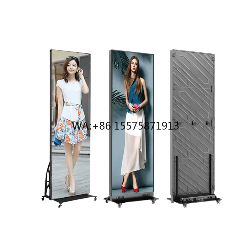 

Светодиодный постерный экран P2.5 GOB, складной светодиодный дисплей-постер, уличный светодиодный экран P1.8