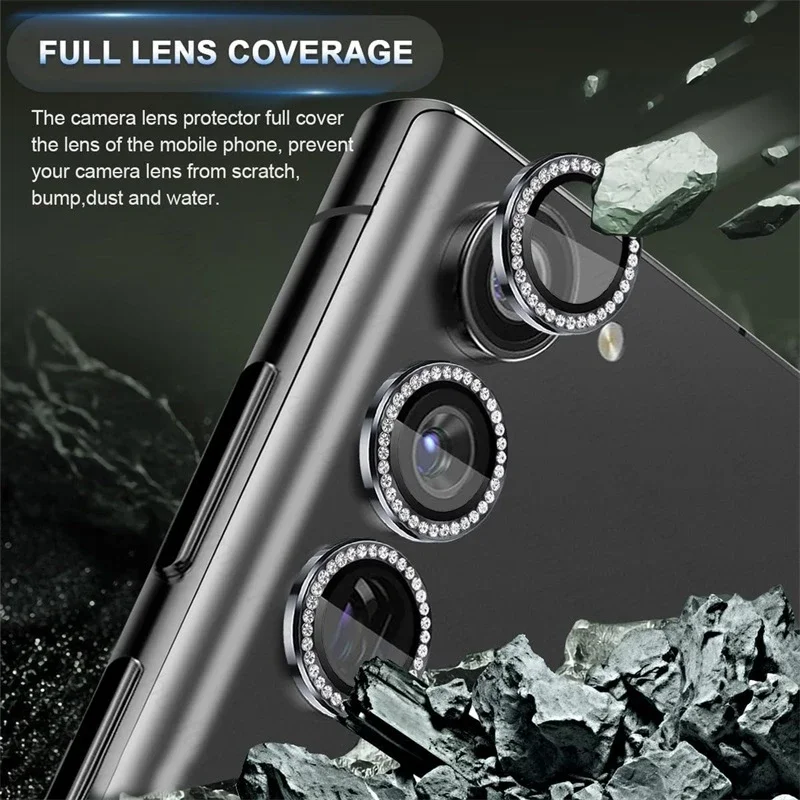For Samsung A55 A35 5G A54 A34 5G 9H Tempered Glass Camera Lens Protector Alloy Ring Cover For Galaxy A 54 34 24 14 2025