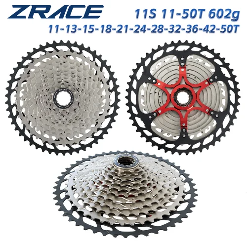 ZRACE-Cassette de aleación de aluminio para bicicleta de montaña, 11 velocidades, 11-46T / 11-50T/11-52T, 11 s