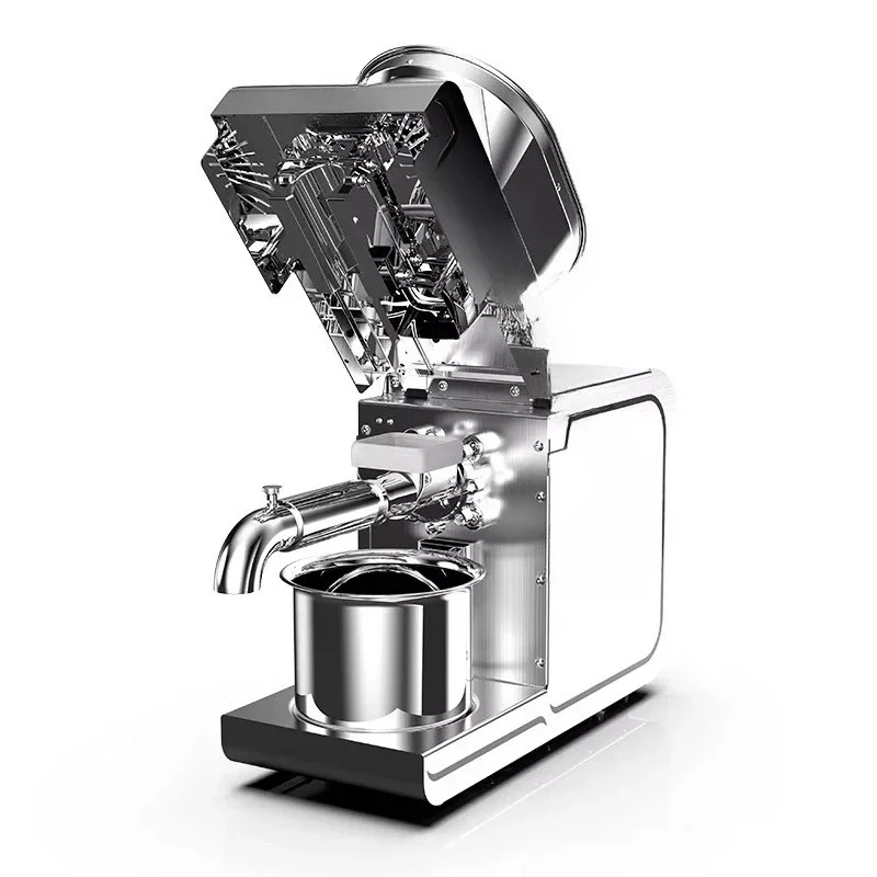 Fully Automatic Commercial Use Screw Press Flaxseed Coconut Walnut Oil Machine Cold & Hot Pressing High Efficiency