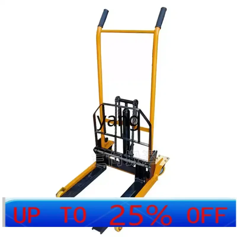 

LTT Hydraulic Lightweight Foldable Small Forklift Truck Lifting Truck Small Hand Push Loading Truck