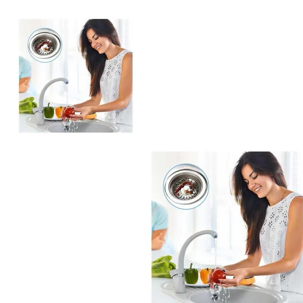 

Rustproof Basin Stoppers Waste Catcher Fast Water Flows Designs Traps Residues Suitable for 80 to 82MM Sinks