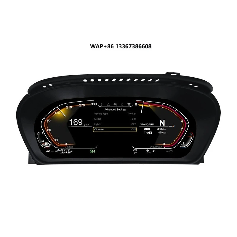 

Factory Price Car LCD Dashboard Digital Cluster Instrument 12.3Inch Panel Linux System E60 E61 E63 E64