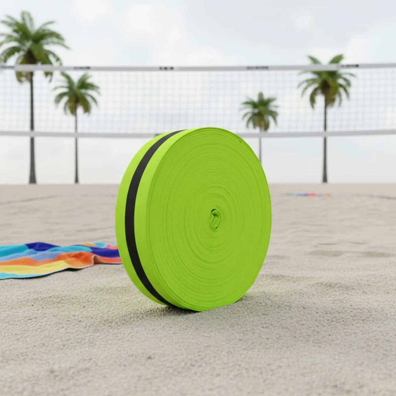 

Track Ribbon Tape 5 Cm Wide High Visibility Ribbon Sports Gear 100 Meter Roll Safety Supply Polyester for Race Finish Areas