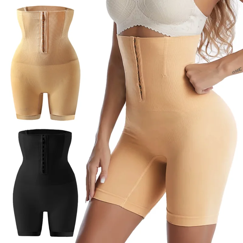 High Waist Flat Belly Belt Stretch Shapewear Women Control Waist Trainer Slimming Panties Body Shaper Modeling Straps Underwear