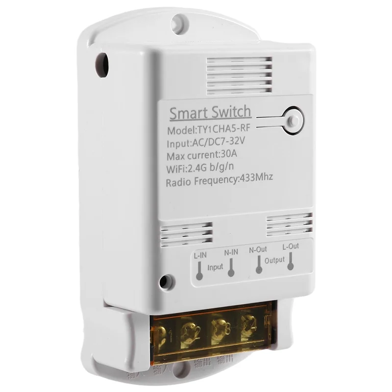 ELECT-HIGH POWER 4000W Wifi 30A Tuya Smart Switch 12V 24V 20A Relay APP Remote Control Intelligent Automation Module