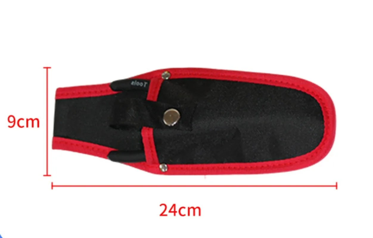 Red Canvas Scissor Cover Hardware Canvas Tool Bag Scissor Cover Package Without Tools