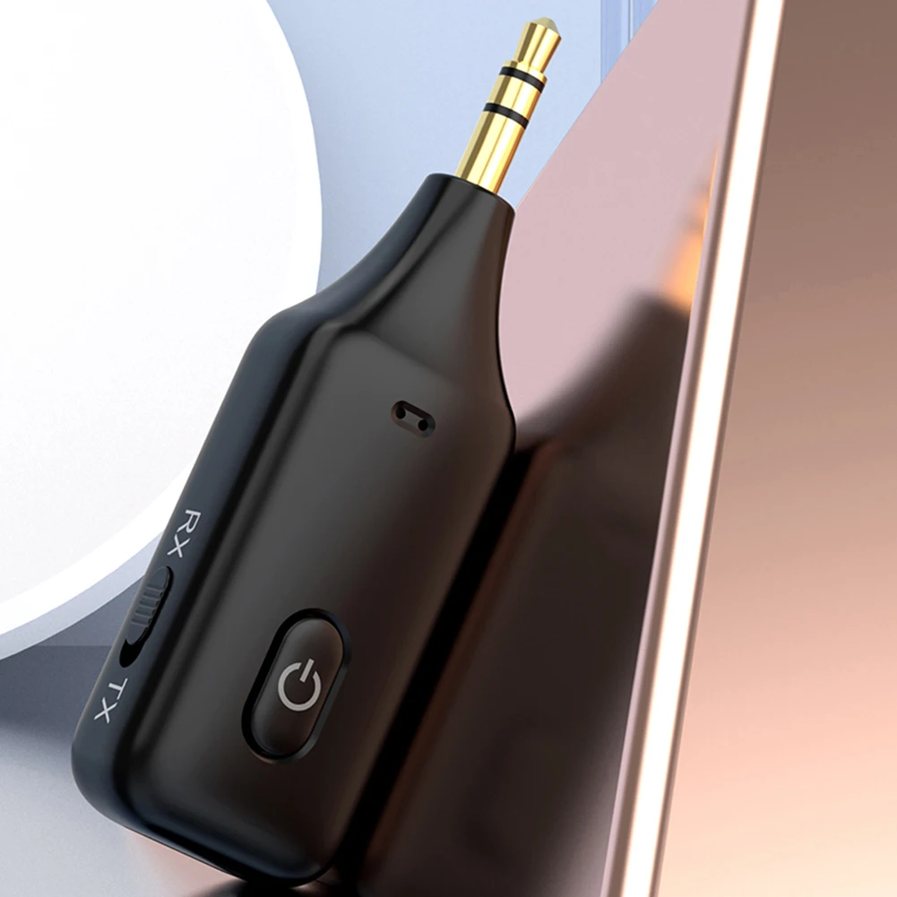 Adaptador receptor transmisor inalámbrico Bluetooth 5,0 3 en 1, conector de 3,5mm para música de coche, Audio Aux A2dp, receptor de auriculares manos libres