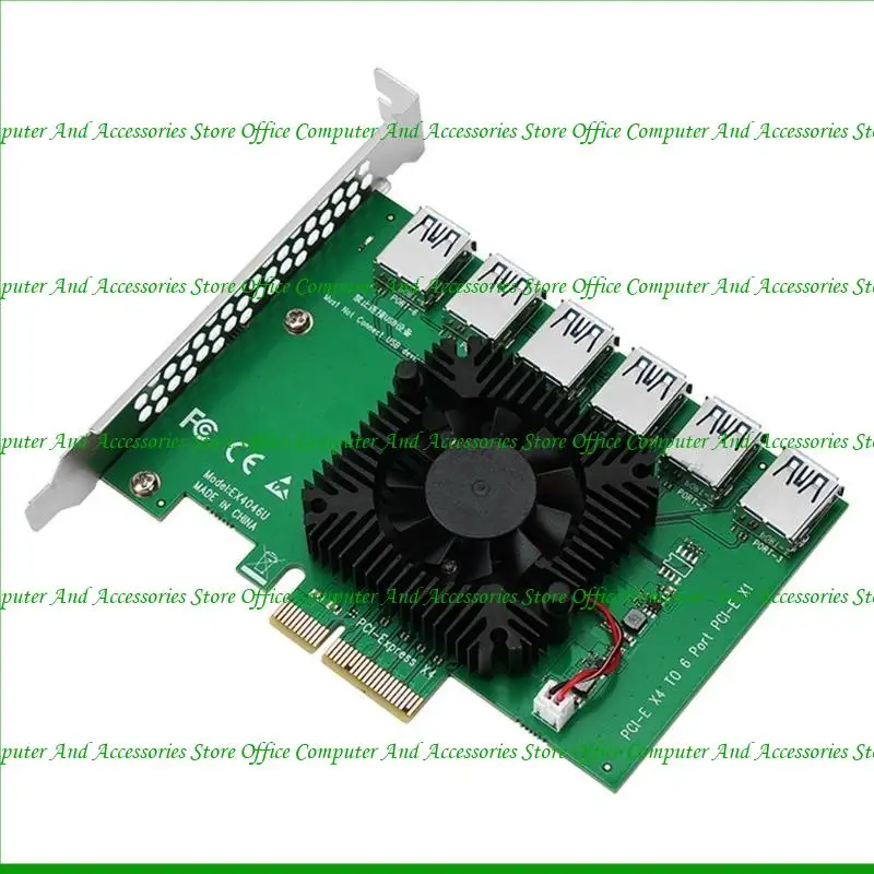 

U55C PCIE Riser for Express Cable Graphics Extension Mining Powered Riser Adapter Car