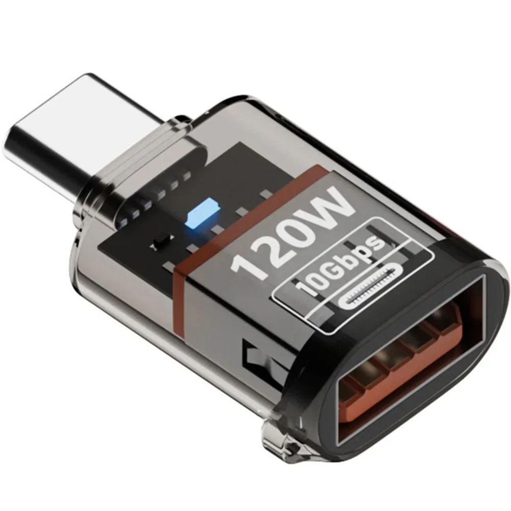 1pc 28*17*9mm Adapter High-Speed Type C To USB 3.0 Adapter: 10Gbps Data Transfer & 120W Fast Mobile Phone Accessories