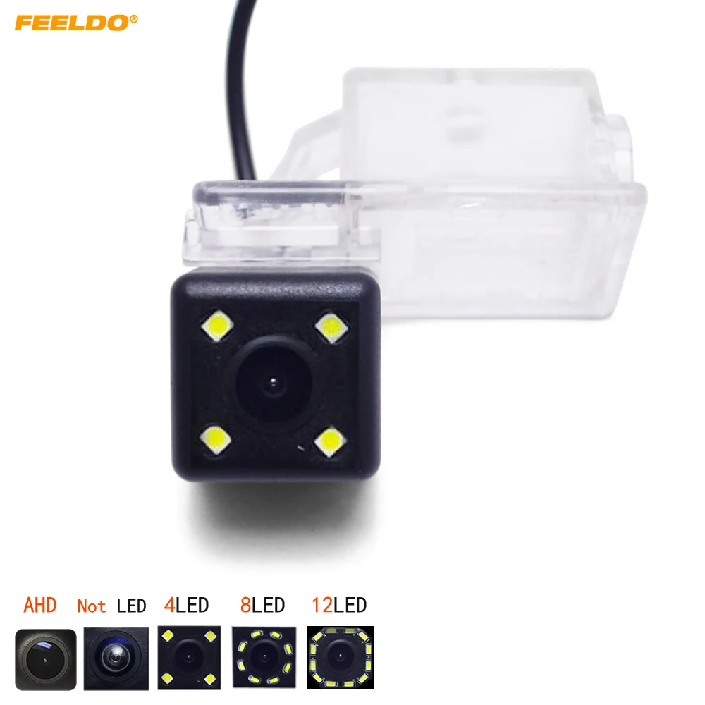 FEELDO Car Rear View Camera AHD With 4/8/12LED For Geely Emgrand EC718/EC715 Reverse Parking Backup Camera #HQ3894