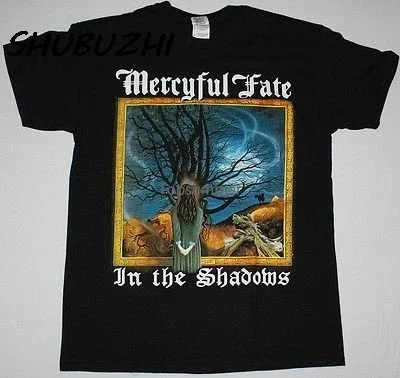 Men T Shirt Mercyful Fate In The Shadows T-Shirt Fashion Hip-Hop Style Tee Shirt O-Neck Casual Cotton 100% Brand Tshirt Summer