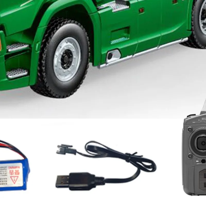 

Радиоуправляемый тягач, масштаб 1:18, 770S, HUINA 1501, пластиковые грузовики RTR, модель автомобиля с дистанционным управлением, аккумулятор, свет, звук, игрушки для мальчиков