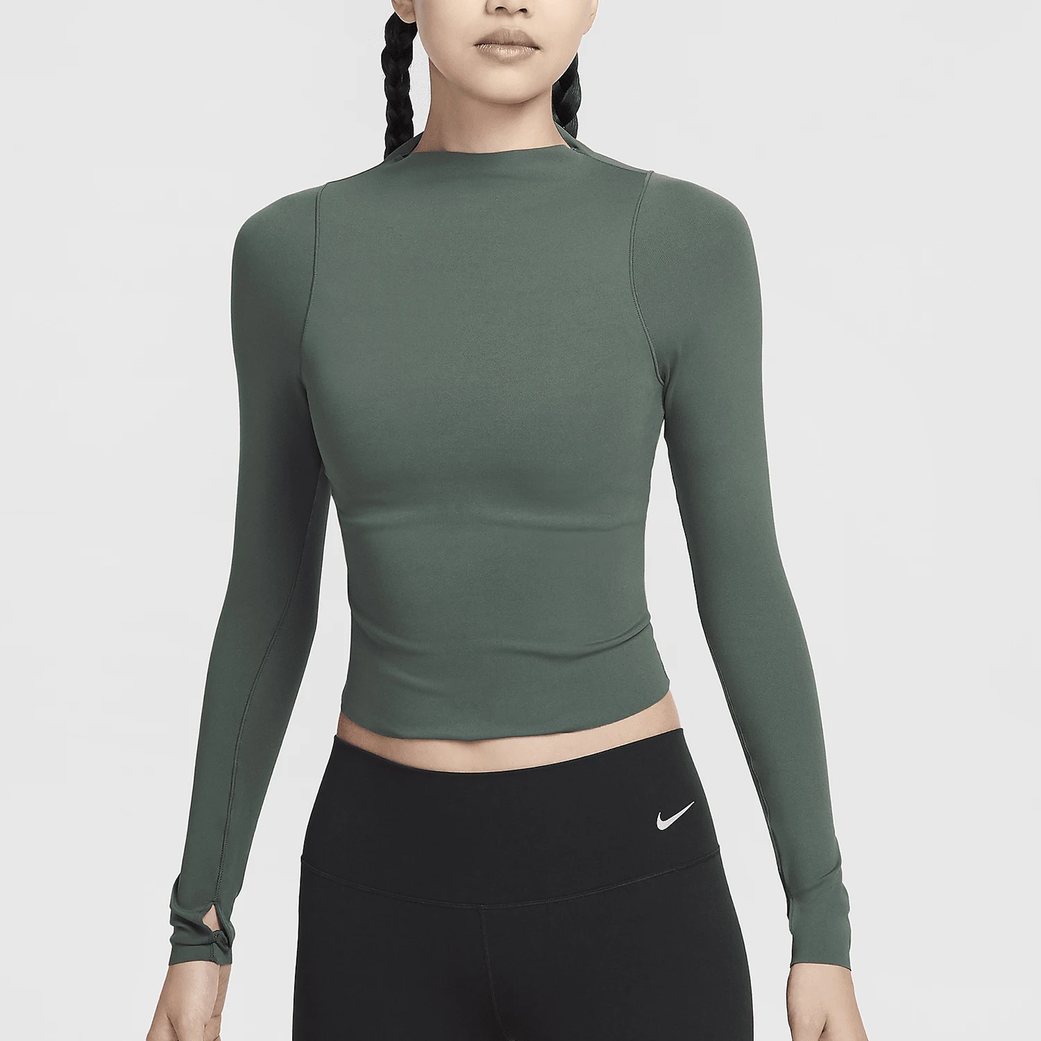 Nike genuine Zenvy Dri-FIT Women's Training Long-Sleeve FN3023-338