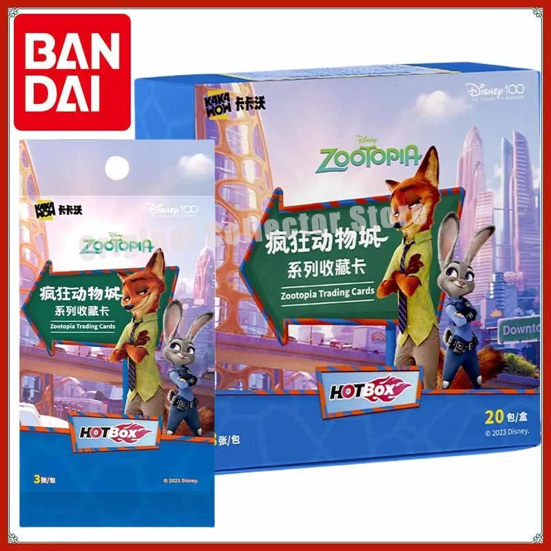 

Original Bandai Cards Kakawow Trading Cards Official Brand New Crazy Animal City Series Collection Card 2023 HOTBOX Child Gift