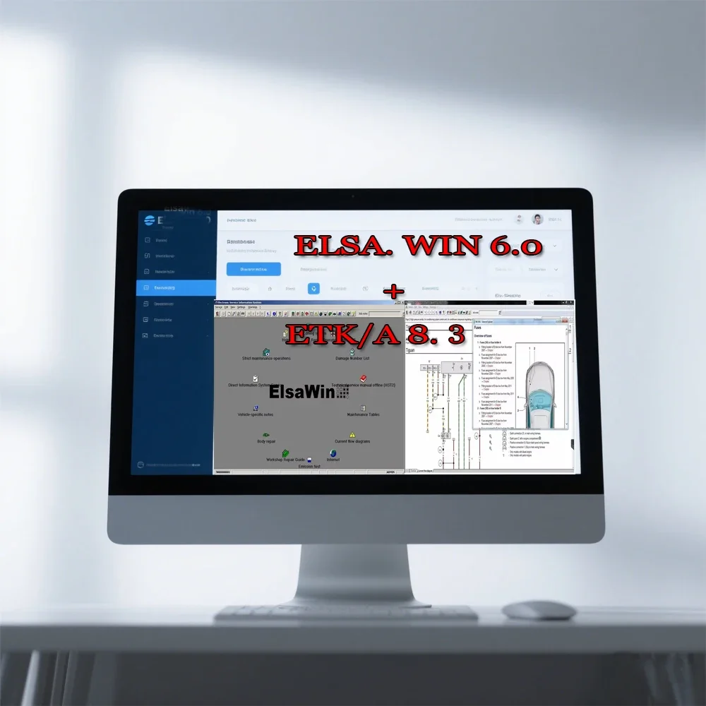

2025 hot ELSAWIN 6.0 Auto Repair Software with ET KA 8.3 for Au--di V-W Group Vehicles Electronic Parts Catalog - Newest Version