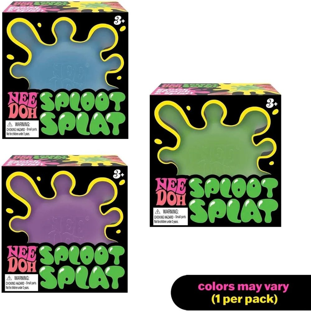 Needoh Nice Cube Sensory Nice-Sicle, Cube anti-stress, Jouet à presser, Soulagement de l'anxiété, Aide à la concentration, pour les personnes