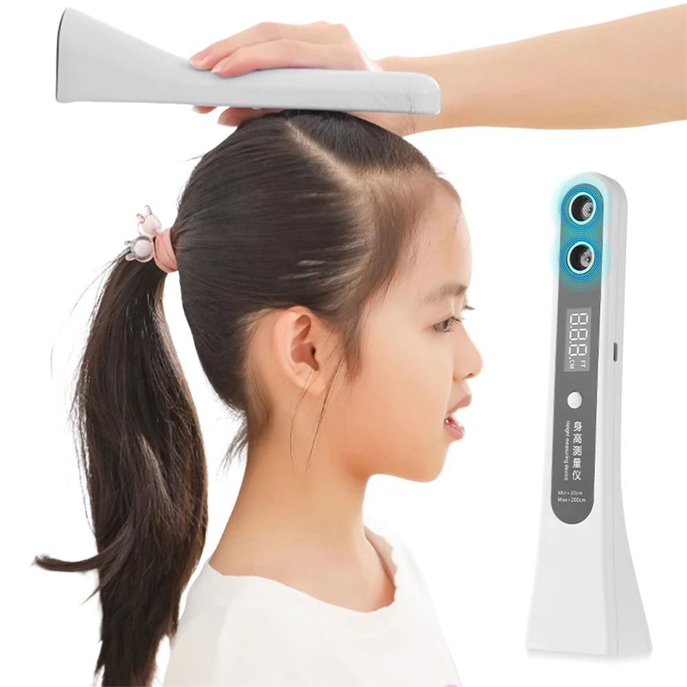 

Ultrasonic Height Measurement Meter LED Display Digital Height Measuring Ruler Portable Height Measuring Device for Children