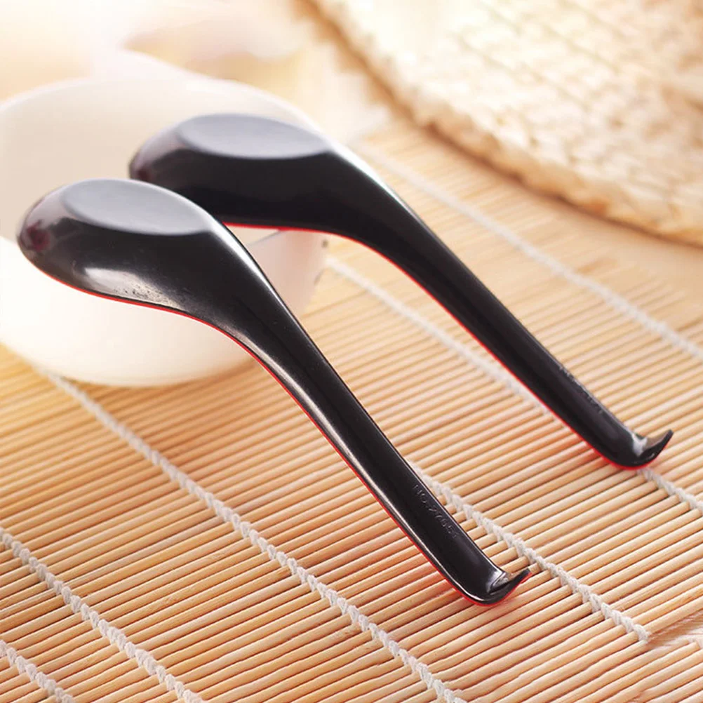 

12pcs Colorful Melamine Spoons Round Soup Spoon for Rice Serving Chafing Dishes Kitchenware Safe Premium Material