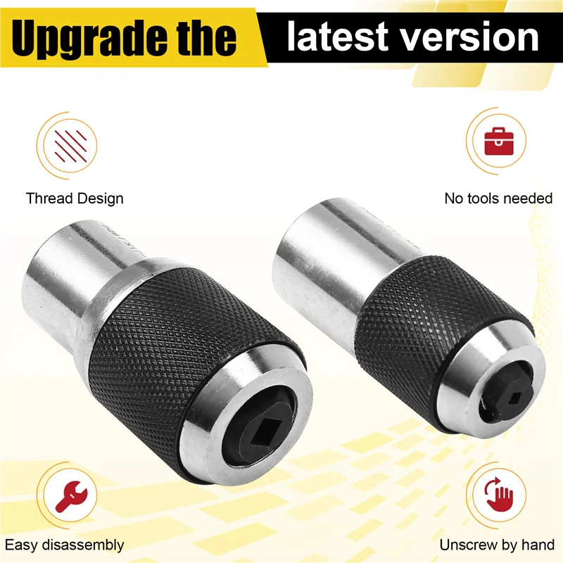 A44F-2 個タップソケットラチェットタップレンチ 3/8 インチドライブハンドツール 1/4-1/2 タップ、0-1/2 タップタッピングソケットセットタップソケットアダプター