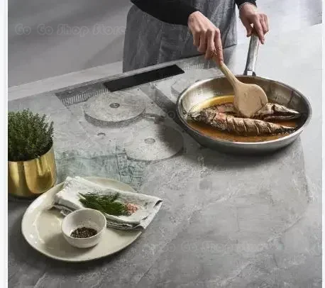 Cuisinière à induction cachée pour granit et sous comptoir
