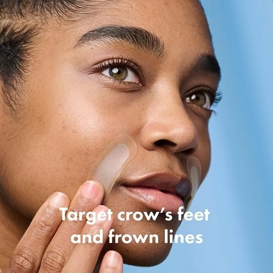 Patch puissant pour les ridules, doté de rétinol et de 1390 points de micropoint dissent pour aider à renouver l'aspect de la peau, 6 points