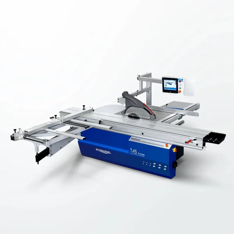SAGA ENG T45 Industrial Heavy Duty Professional CE Certified Wood Cutting Circular Saw Panel Saw Sliding Table Saw