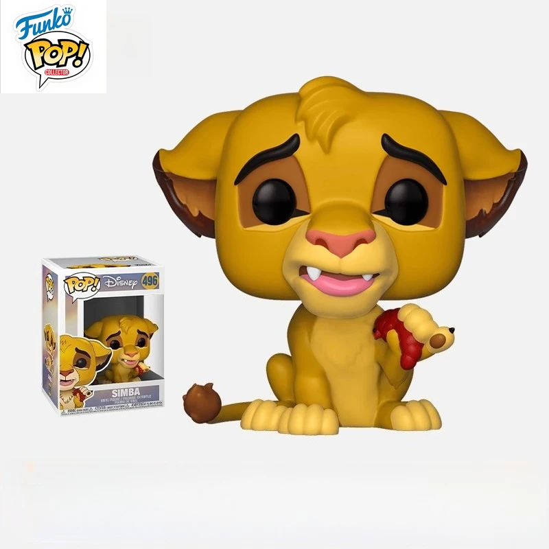 En Stock FUNKO POP Original y auténtico Rey León Simba Husky Dance Peng Pengke figura modelo colección regalos de vacaciones