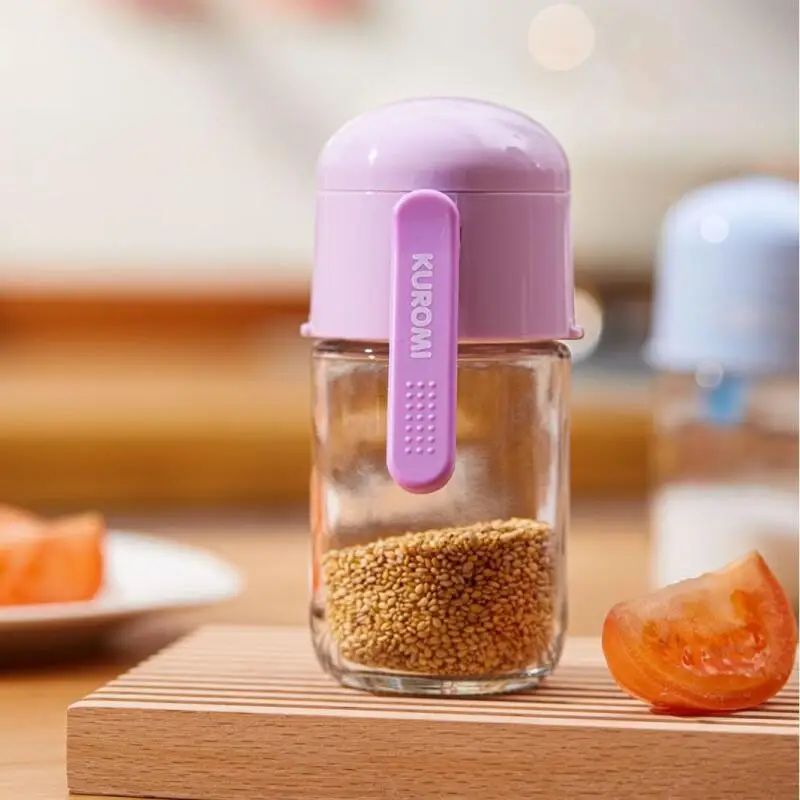 سانريو لطيف زجاجة توابل كورومي سينامورول المطبخ تخزين المعبأة في زجاجات الختم المنزلية التوابل خزان الزجاج الملح جرة زجاجة الساخن #5