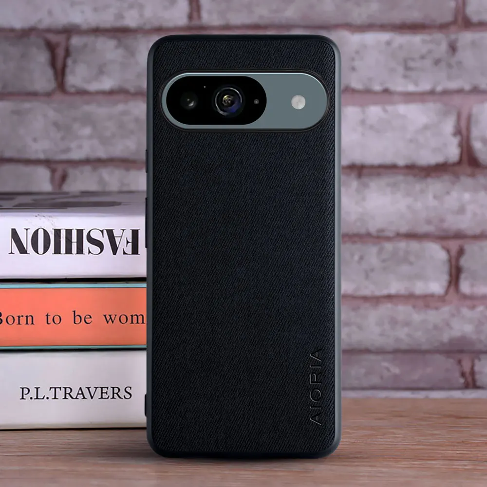 Textile Case for Google Pixel 9 9a Pro 9 Pro XL 9 Soft TPU Hard PC material perfect touching feel Google Pixel 9 Pro XL Case