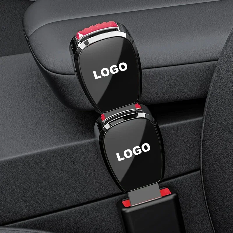 Car Seat Belt Buckle Plug Auto Safety Strap Extension Accessories interior For Fiat 500 500C 500X 500L 500sport Abarth 695