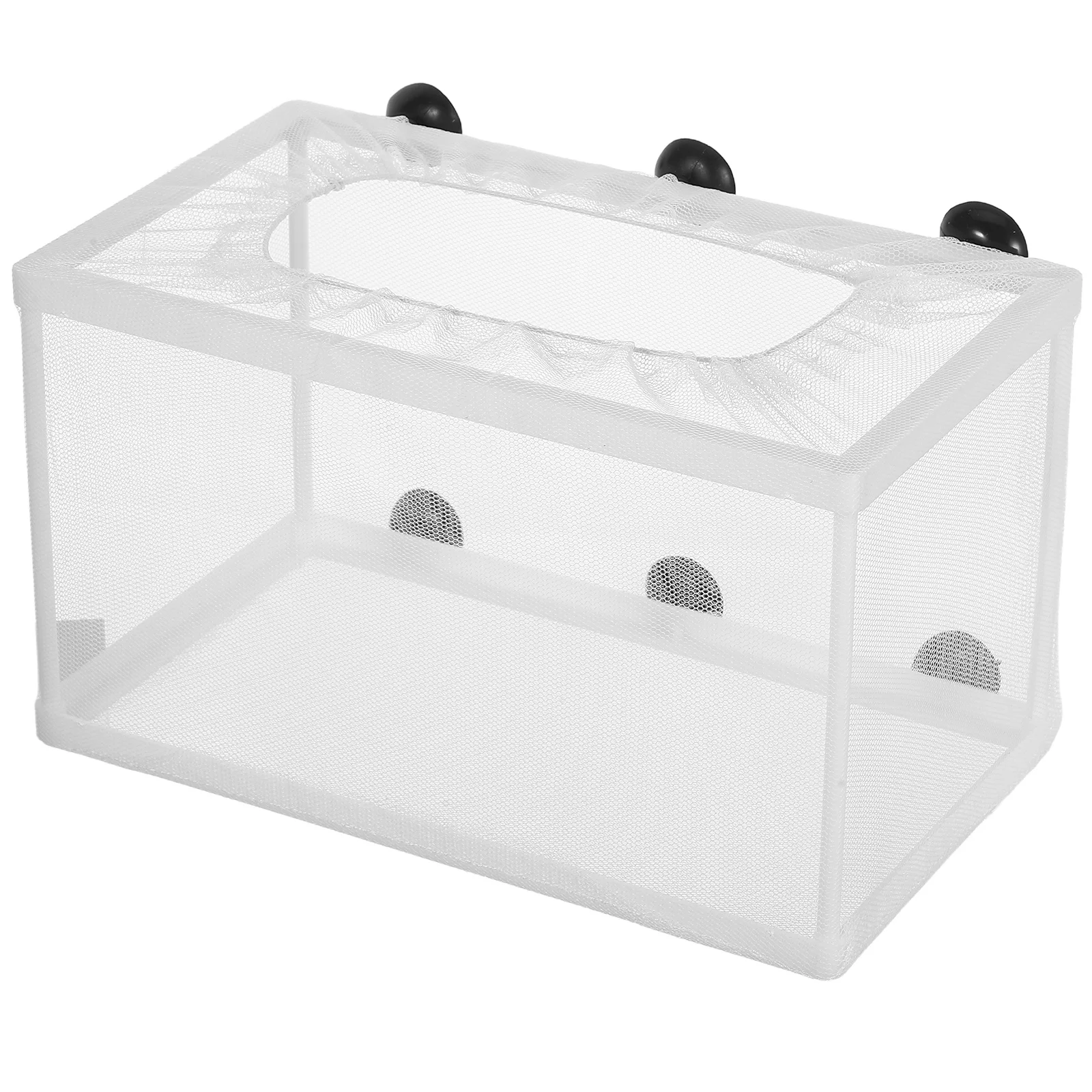 Big Size Fish Breeder Net Polyester Aquarium Hatchery Incubator with Suction Cup Fish Box for Fry Protection Net