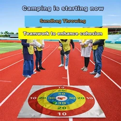 Sandbag Throwing Target Plate Fun Team Building Outdoor Expansion Games Sports Games Props Children's Throwing Toys