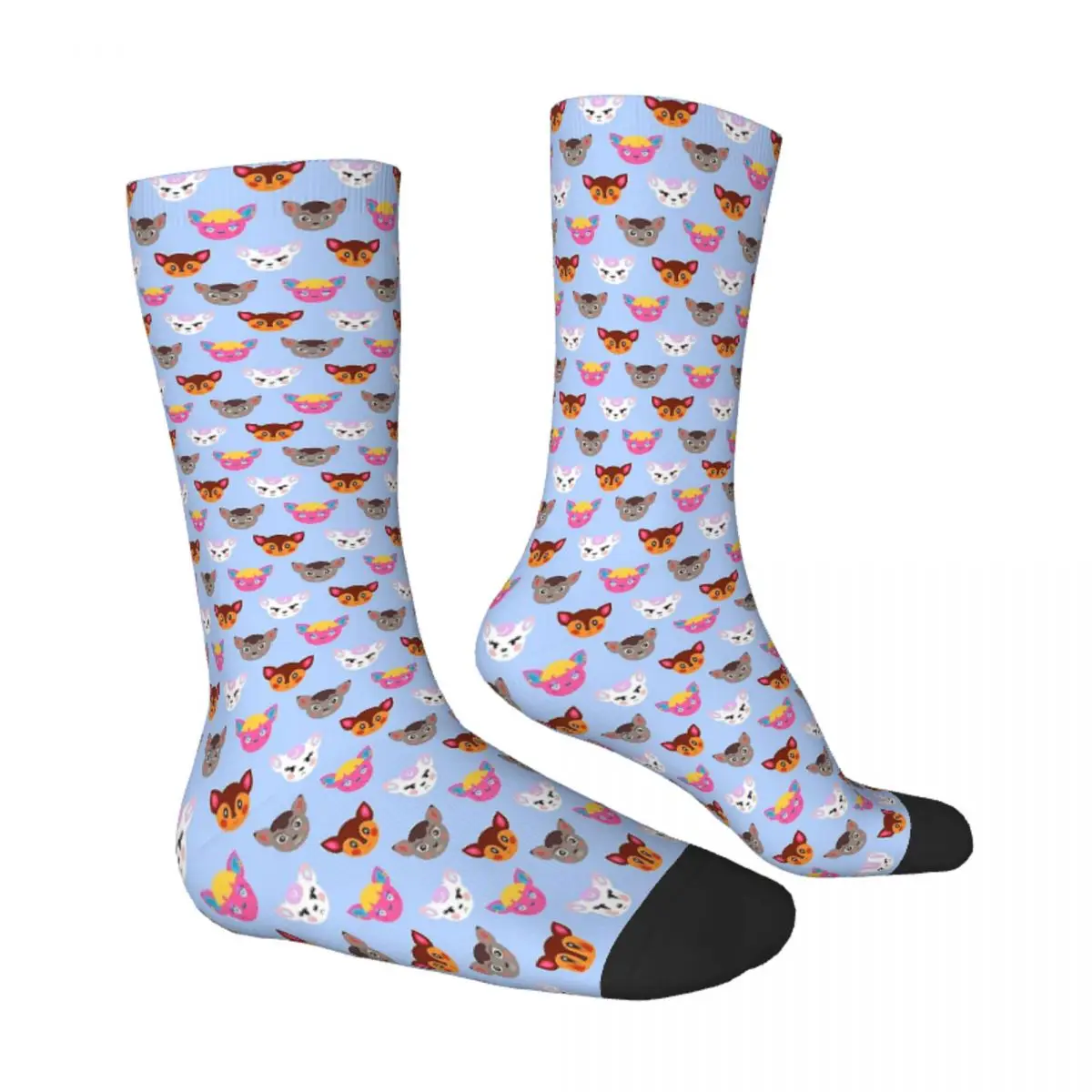 Deer Gal Pals Pattern Animal Crossing New Horizons Socks Male Mens Women Spring Stockings Printed